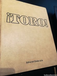 Livros em segunda mão: Toro primera tauromaquia en color Editorial Codex, 1966.Tapa dura y 424 páginas 24x30
